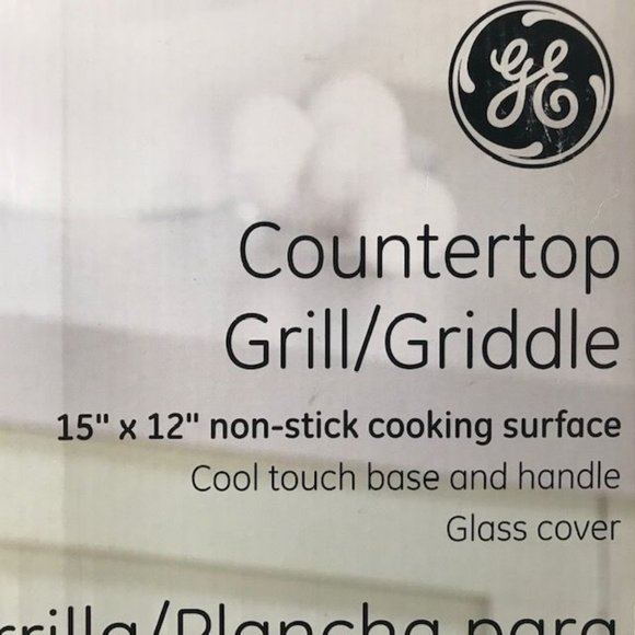 GE Countertop Full View Glass Top Grill Griddle - Picture 3 of 12